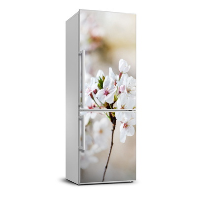 Autocolant pe frigider flori de cireș