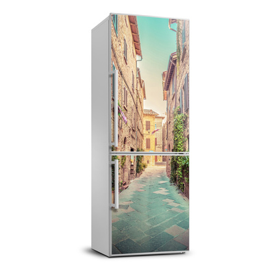 Foto Autocolant pentru piele al frigiderului străzile italiene