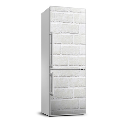 Autocolant pe frigider zid de cărămidă