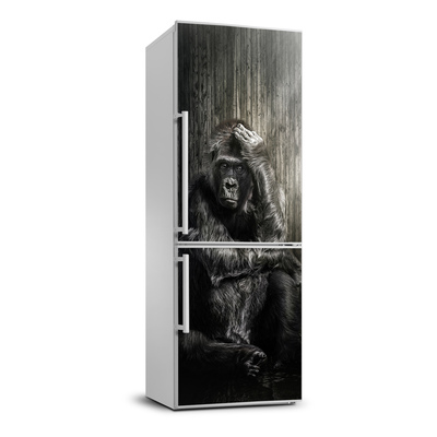Autocolant pe frigider Gorilă