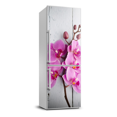 Foto Autocolant pentru piele al frigiderului orhidee