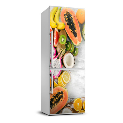 Autocolant frigider acasă fruct