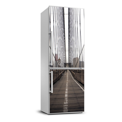 Foto Autocolant pentru piele al frigiderului Podul Brooklyn