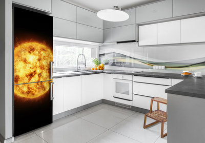 Foto Autocolant pentru piele al frigiderului Soare
