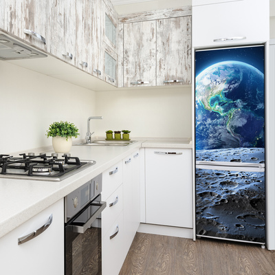 Autocolant frigider acasă Planeta Pământ