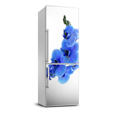 Autocolant pe frigider albastru orhidee