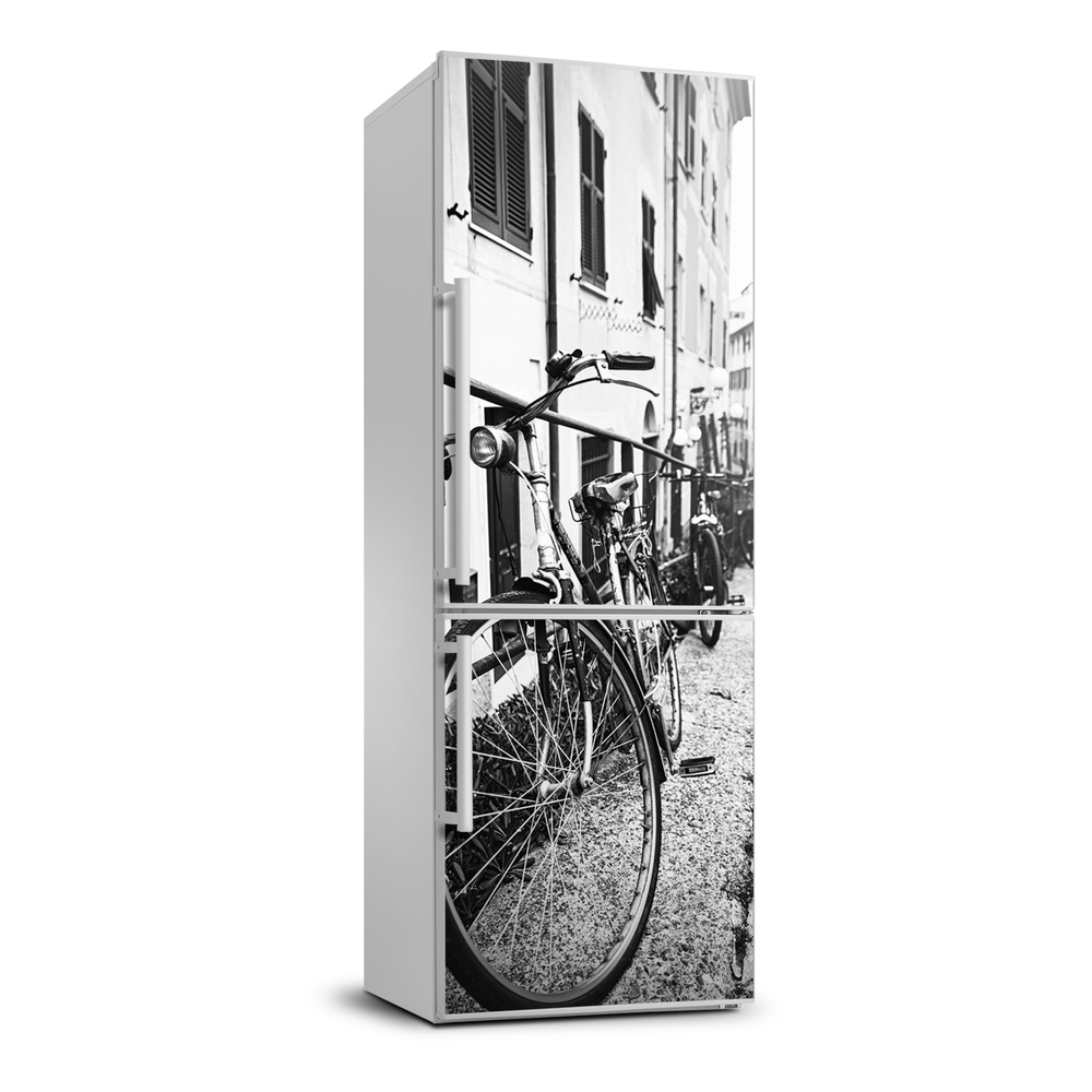 Foto Autocolant pentru piele al frigiderului biciclete urbane