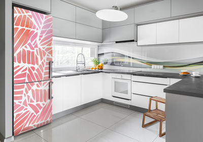 Autocolant frigider acasă model abstract