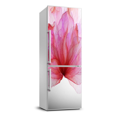Foto Autocolant pentru piele al frigiderului floare roz