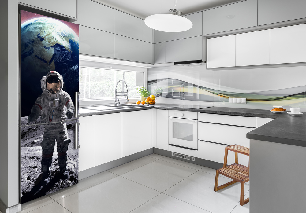 Foto Autocolant pentru piele al frigiderului Astronaut