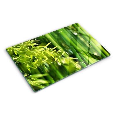 Tocător de bucătărie Frunze de bambus și frunziș verde