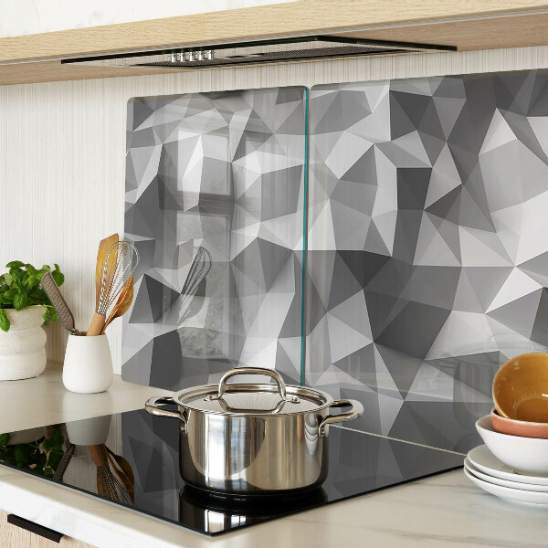 Tocător din sticlă Model geometric abstract