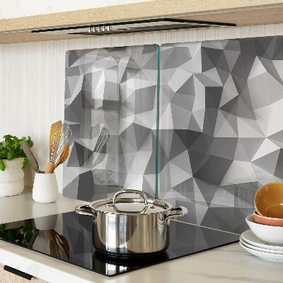 Tocător din sticlă Model geometric abstract
