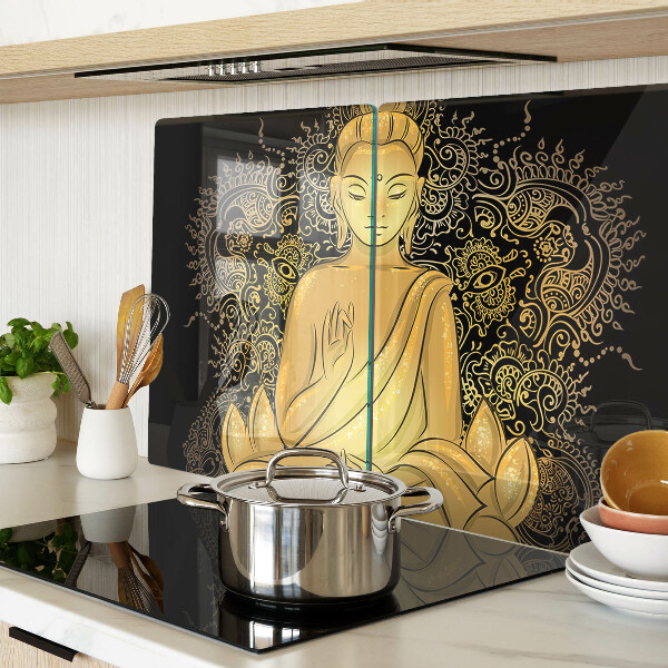 Tocător sticlă Buddha în meditație