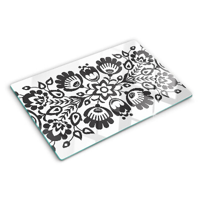 Tocător de bucătărie Motiv floral în stil popular
