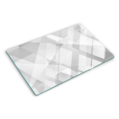 Tocător sticlă Geometrie în nuanțe de gri
