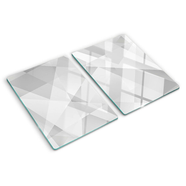 Tocător sticlă Geometrie în nuanțe de gri