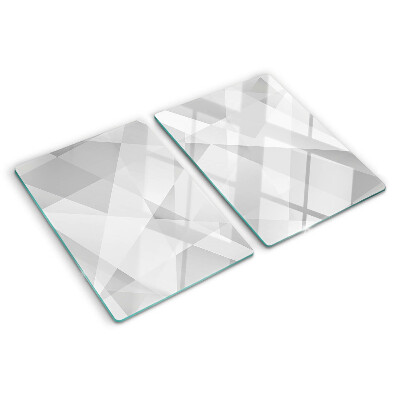 Tocător sticlă Geometrie în nuanțe de gri