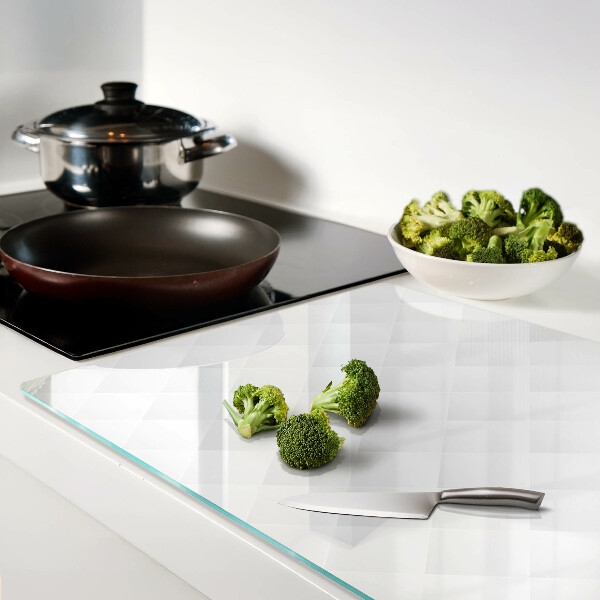 Tocător din sticlă Model de romb