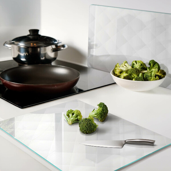 Tocător din sticlă Model de romb