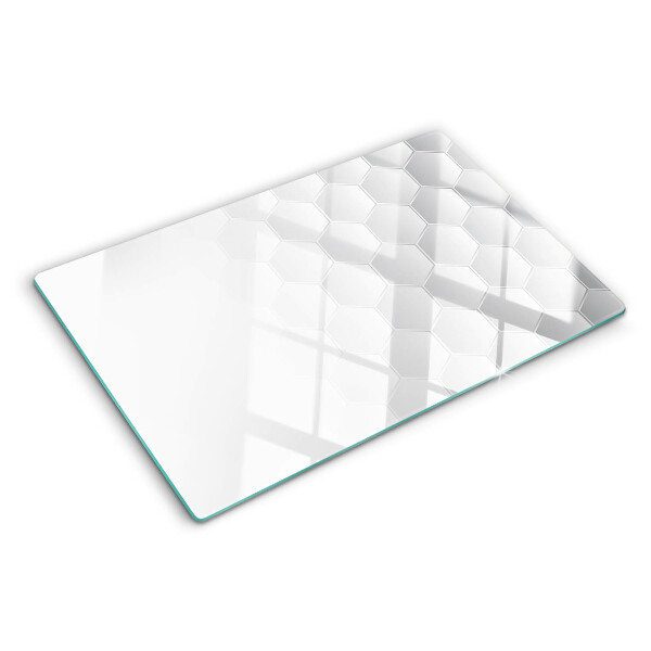 Tocător sticlă Model hexagonal