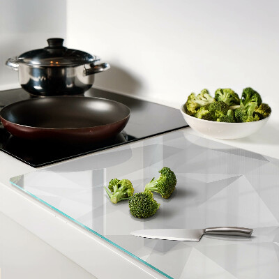 Tocător de bucătărie Geometrie în nuanțe de gri