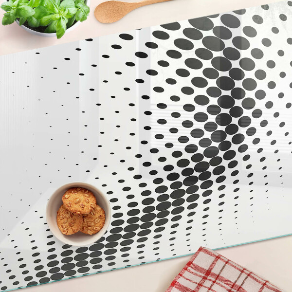 Tocător sticlă Motiv cu buline