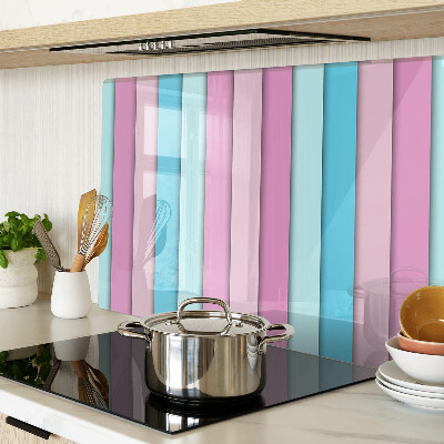 Tocător din sticlă Geometrie în culori pastelate