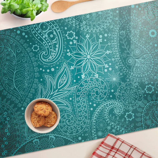 Tocător sticlă Model Paisley