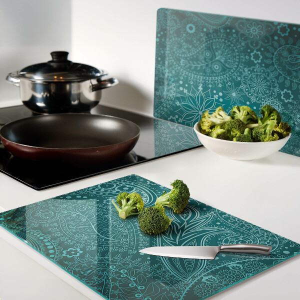 Tocător sticlă Model Paisley