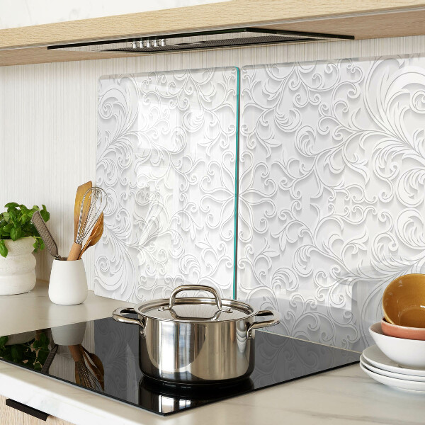 Tocător de bucătărie Model floral cu valuri