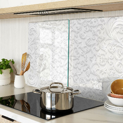 Tocător de bucătărie Model floral cu valuri