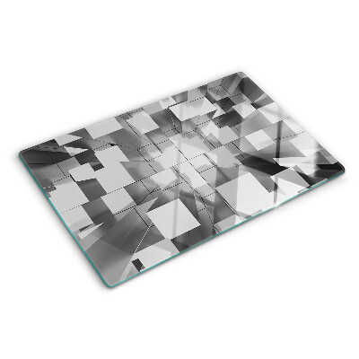 Tocător din sticlă Forme geometrice abstracte