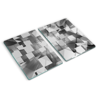 Tocător din sticlă Forme geometrice abstracte