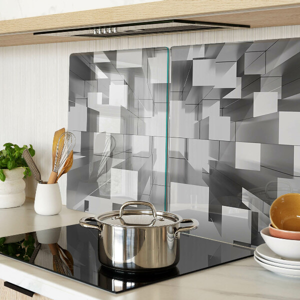 Tocător din sticlă Forme geometrice abstracte