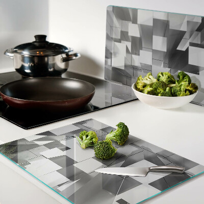 Tocător din sticlă Forme geometrice abstracte