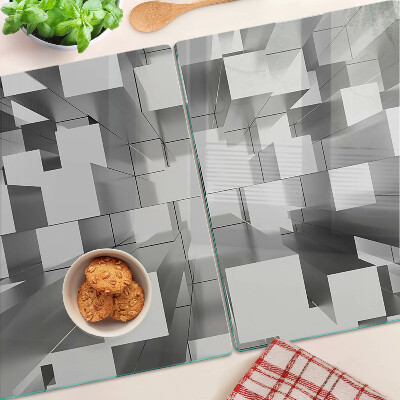 Tocător din sticlă Forme geometrice abstracte