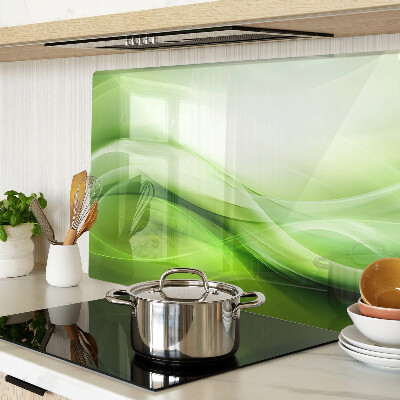 Tocător din sticlă Valuri verzi și gradienți