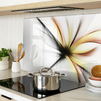 Tocător sticlă Abstract floral cu linii dinamice