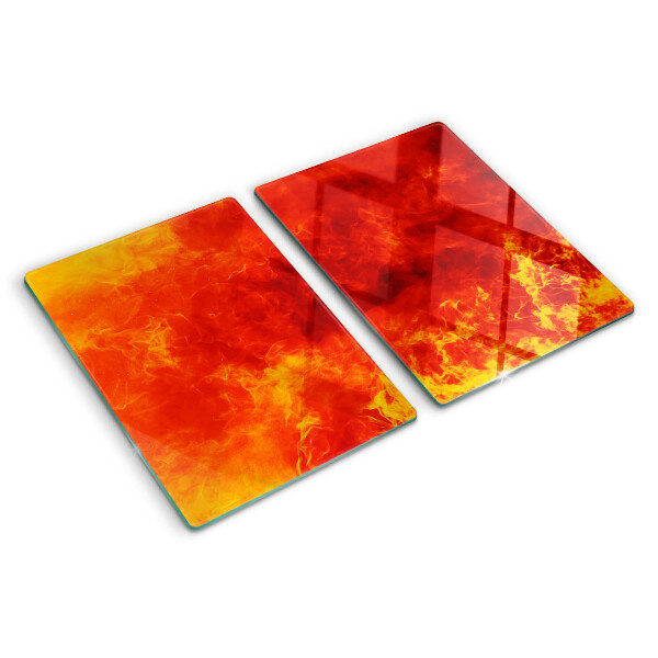 Tocător din sticlă Foc și flăcări