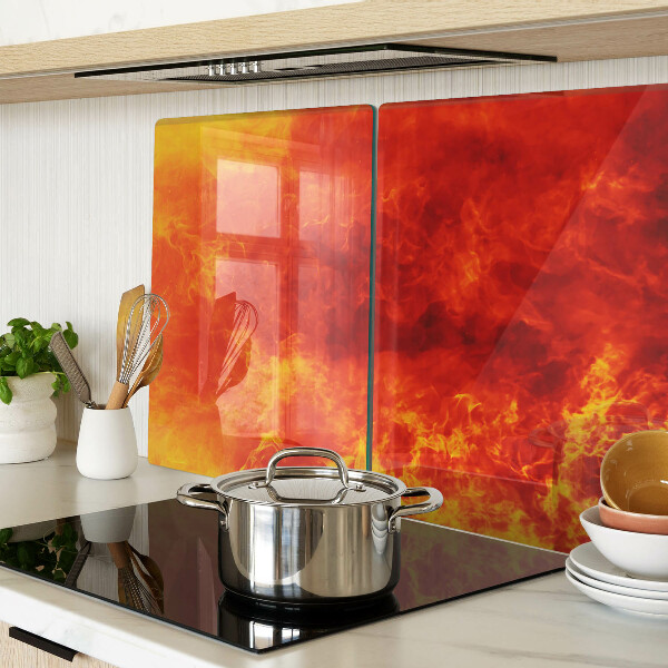 Tocător din sticlă Foc și flăcări