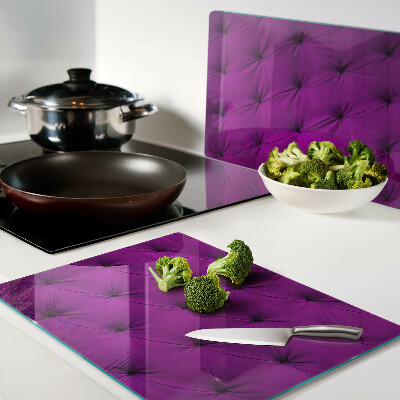 Tocător sticlă Matlasare violetă