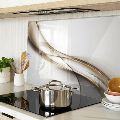 Tocător sticlă Valuri în nuanțe de bej