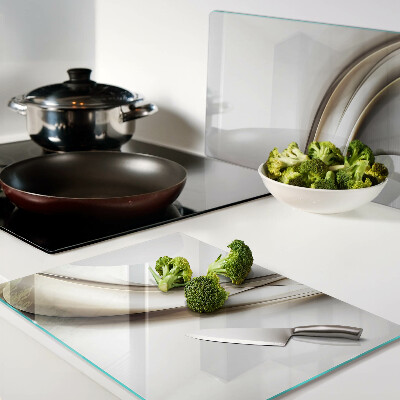 Tocător sticlă Valuri în nuanțe de bej