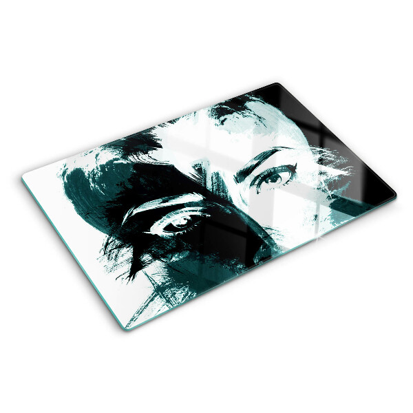 Tocător de bucătărie Portret în stil abstract