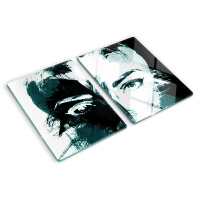 Tocător de bucătărie Portret în stil abstract