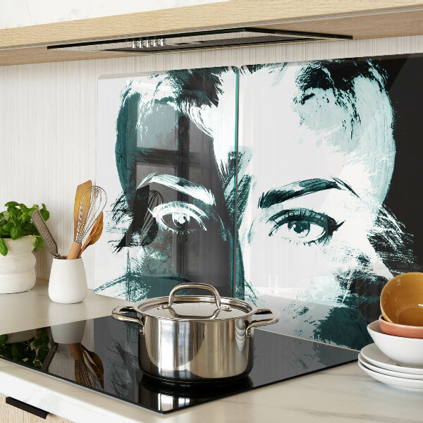 Tocător de bucătărie Portret în stil abstract