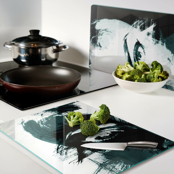 Tocător de bucătărie Portret în stil abstract