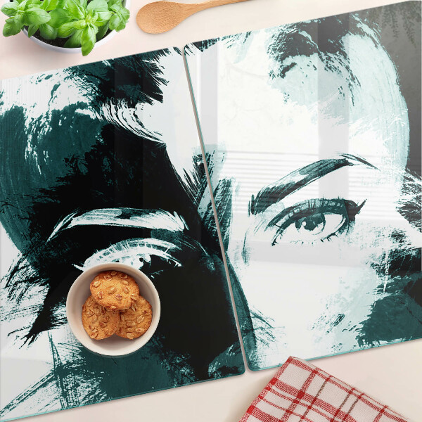 Tocător de bucătărie Portret în stil abstract