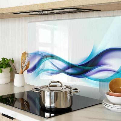 Tocător de bucătărie Valuri în nuanțe de albastru și turcoaz